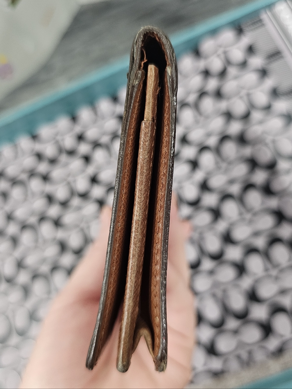 Vintage Louis Vuitton Monogram Porte Valeurs Cartes Crédit Wallet - Picture 5 of 16